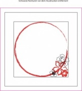 Kissenbezug Rote Blumen