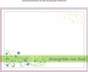 Puzzle blaue Blümchen