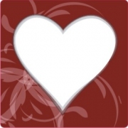 Untersetzer Herzlich